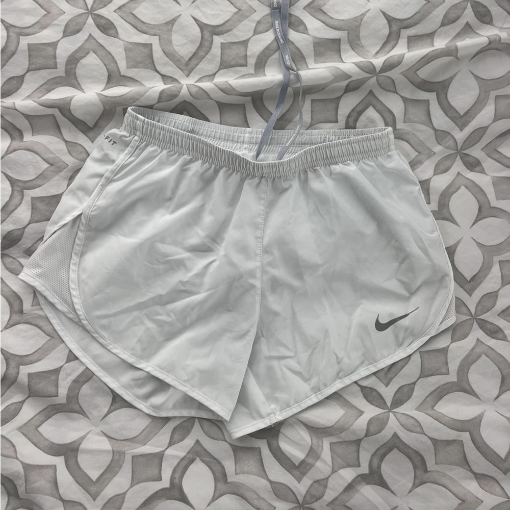 White Womens Nike Running Shorts